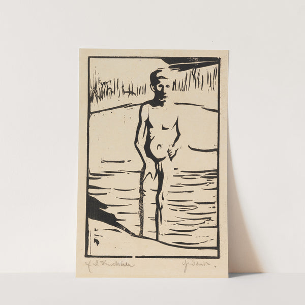 Badender Junge (1904) by Ernst Ludwig Kirchner