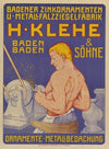 Badener Zinkornamenten u – Metallfalzziegelfabrik. H. Klehe & Söhne (1902)