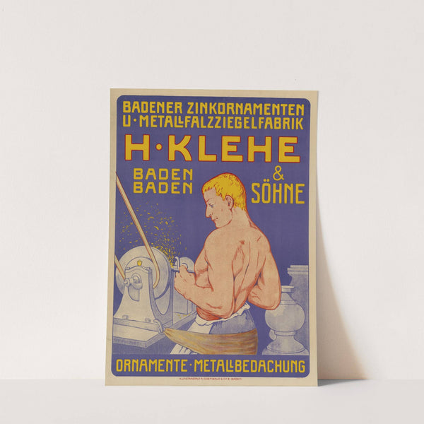 Badener Zinkornamenten u – Metallfalzziegelfabrik. H. Klehe & Söhne (1902) by Ivo Puhonny