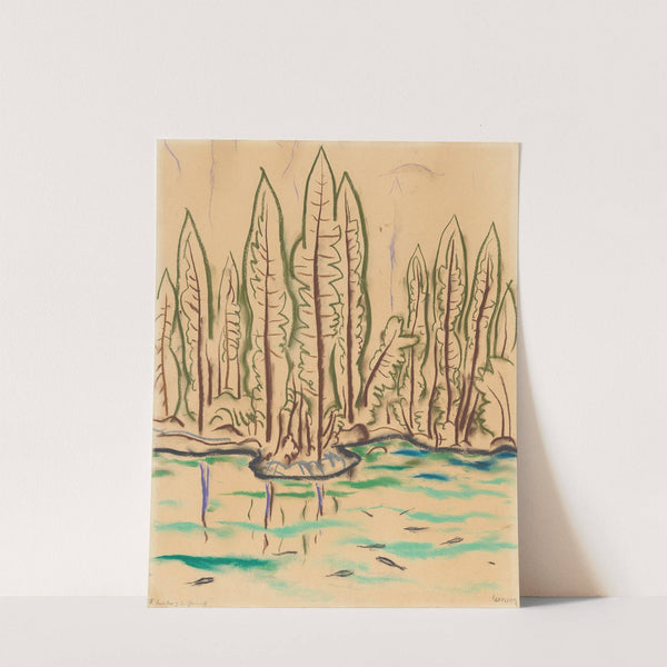 Badersee I bei Garmisch by Walter Ophey