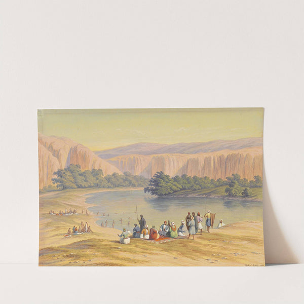 Badeszene by Hubert Sattler