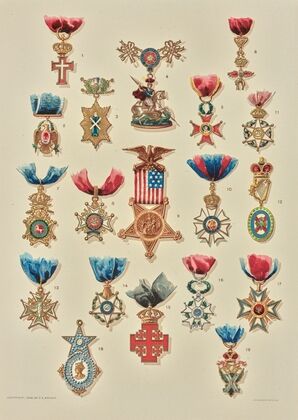 Badges and decorations of honor (1896)