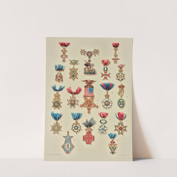 Badges and decorations of honor (1896) by F. E. Wright