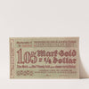 Badische Anilin & Soda-Fabrik 1.05 Mark Gold = 1:4 Dollar Gutschein (1923) by Badische Anilin & Soda-Fabrik