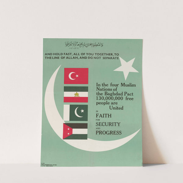 Baghdad Pact Poster by U.S. Information Agency