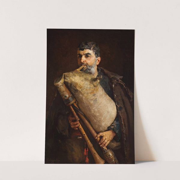 Bagpipe Player by Pantaleon Szyndler