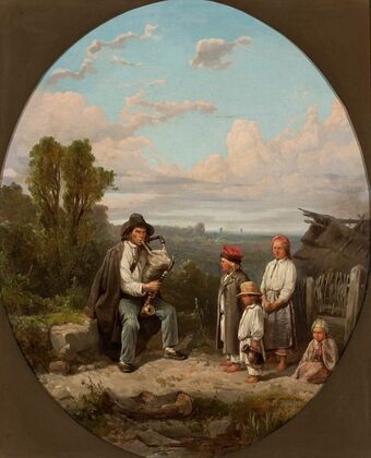Bagpipe player