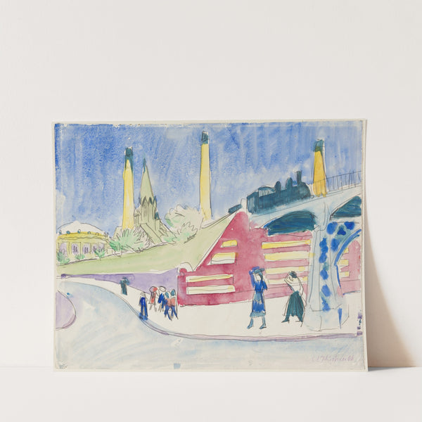 Bahndamm (1906) by Ernst Ludwig Kirchner