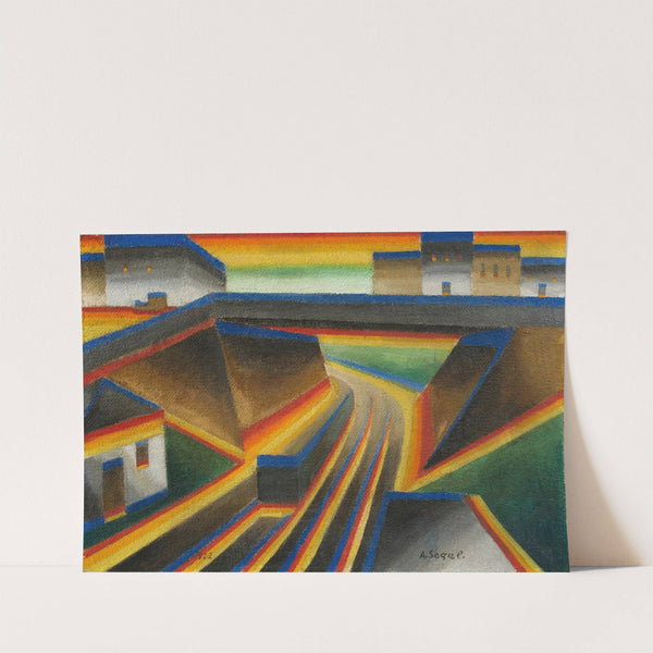 Bahndamm (1922) by Arthur Segal