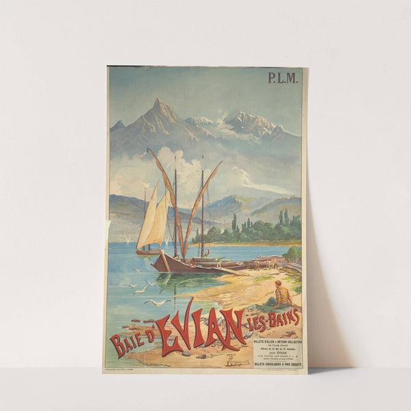 Baie d’Évian-les-Bains (1890-1900) by Henri Ganier