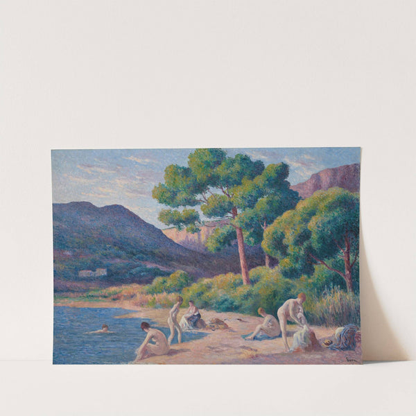 Baigneurs à Saint-Tropez by Maximilien Luce