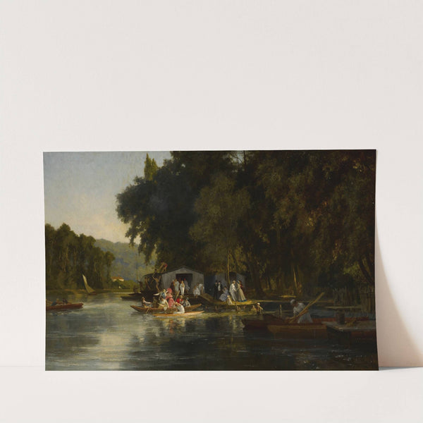 Baigneurs et Canotiers by Paul Émile Antony Morlon