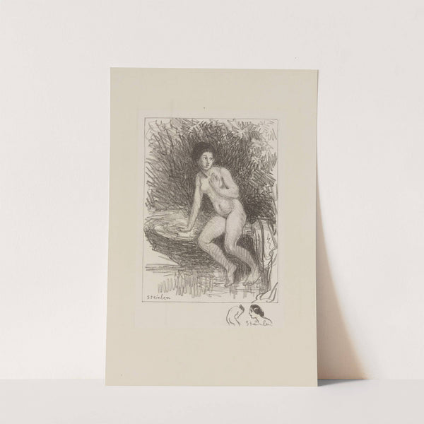 Baigneuse (1913) by Théophile Alexandre Steinlen