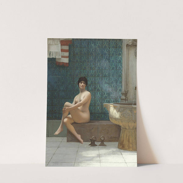 Baigneuse À La Piscine De Brousse by Jean-Léon Gérôme