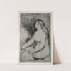 Baigneuse assise by Pierre-Auguste Renoir