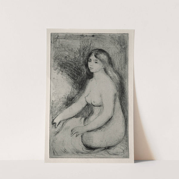 Baigneuse assise by Pierre-Auguste Renoir