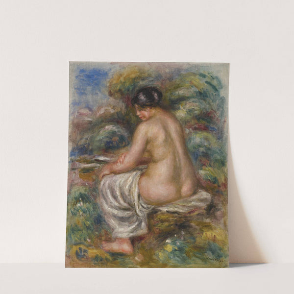 Baigneuse au linge by Pierre-Auguste Renoir