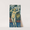 Baigneuse Debout, S’essuyant Les Cheveux (circa 1869) by Paul Cézanne