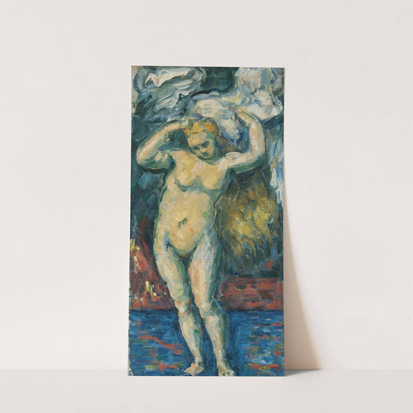 Baigneuse Debout, S’essuyant Les Cheveux (circa 1869) by Paul Cézanne