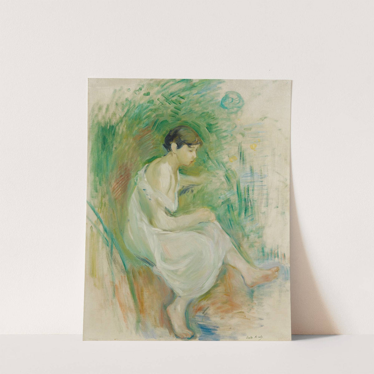 Baigneuse En Chemise (1894) by Berthe Morisot