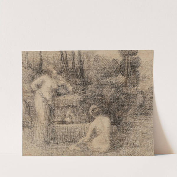Baigneuses à la fontaine by Hippolyte Petitjean