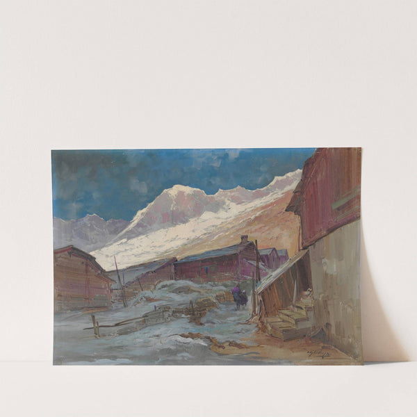 Baite Ai Piedi Del Monte Rosa by Cesare Gheduzzi