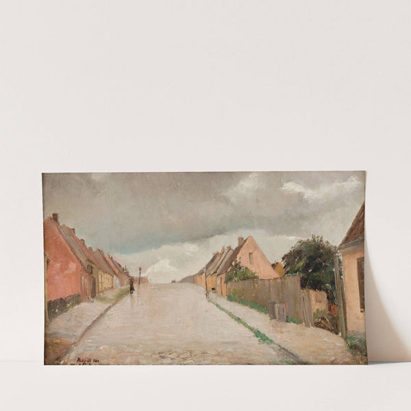 Bakkegade i Hillerød (1884) by Albert Gottschalk