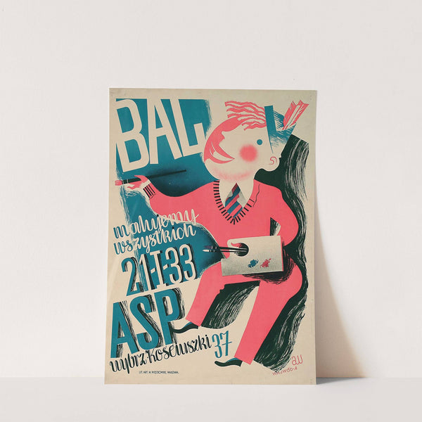 Bal ASP. Malujemy wszystkich. 21 I 33. Wybrz. Kościuszki 37 (1933) by Antoni Wajwód