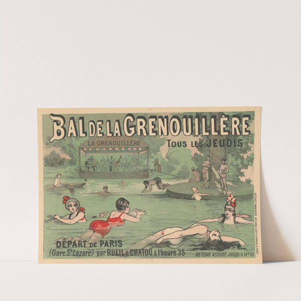 Bal de la Grenouillère, tous les jeudis (1886) by Imp. Emile Lévy