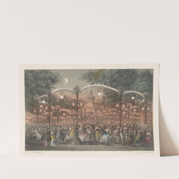 Bal Mabille (1860) by Imp. Lemercier & Cie