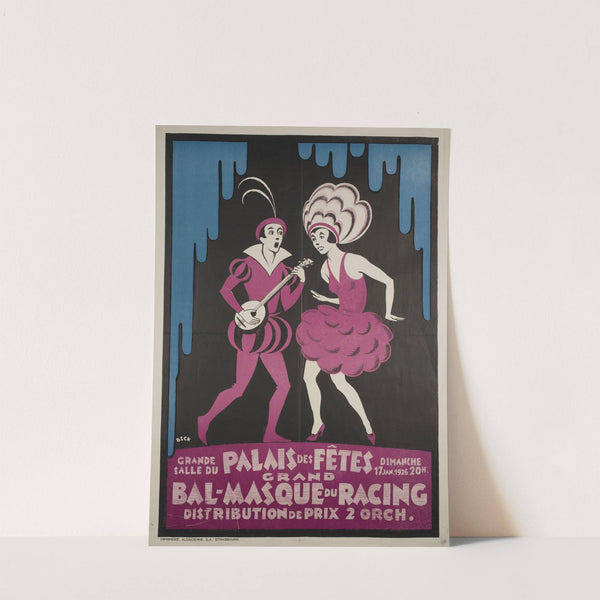 Bal masque du Racing. Palais des fetes, 17 janvier 1926 (1926) by Beck