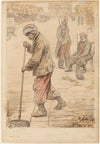 Balayeurs coloniaux, avenue des Champs-Elysées, 8ème arrondissemnt (1918-1919)