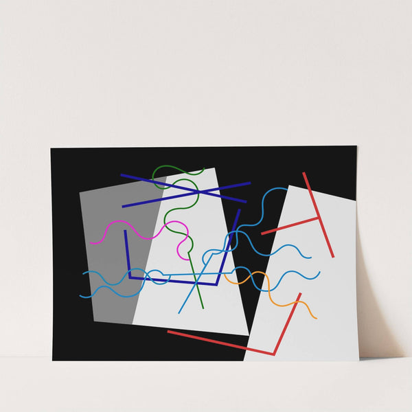 Balken und gewellte Linien (2014) by Myriam Thyes