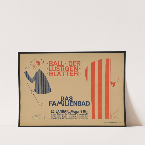 Ball der Lustigen Blätter – Das Familienbad (1902) by Julius Klinger