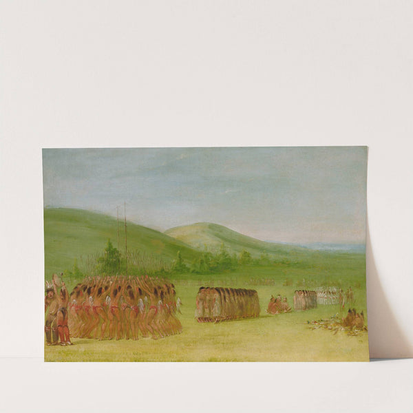 Ball-Play Dance, Choctaw (1834-1835) by George Catlin