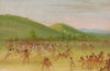 Ball-Play of The Choctaw–Ball Down (1834-1835)