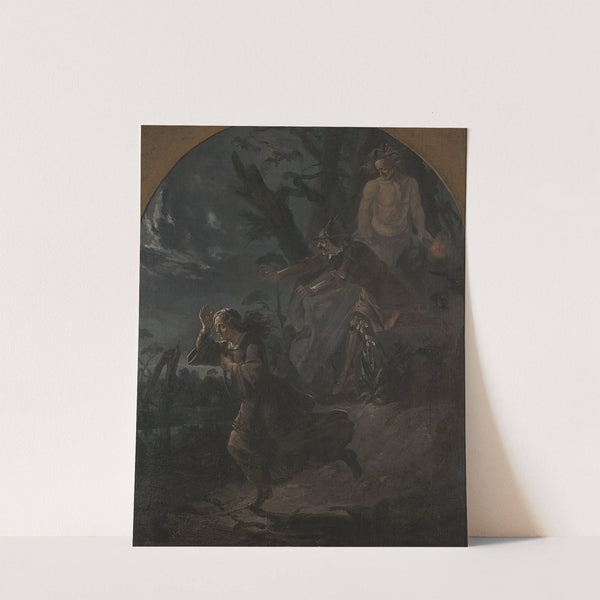Ballad of the lilies, “Lady slays her wedded knight” (1856) by Ignacy Gierdziejewski