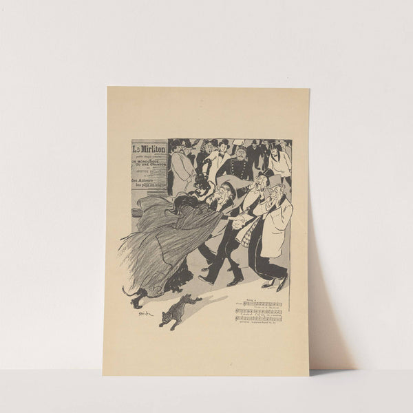 Ballade du Vitriolé (1893) by Théophile Alexandre Steinlen