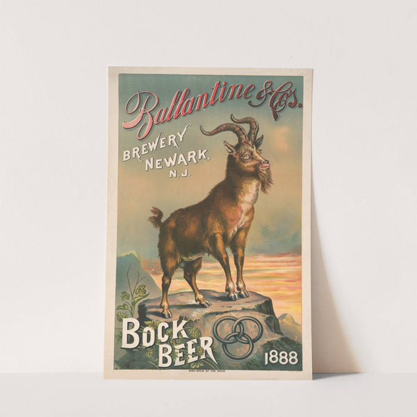 Ballatine & Co.’s brewery, Newark, N.J., Bock Beer, 1888, King Bock of the rock (1888) by Henry Jerome Schile