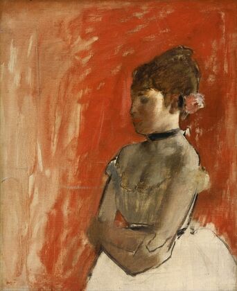Ballet Dancer With Arms Crossed