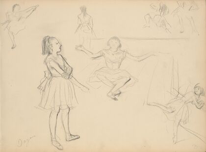 Ballet Dancers Rehearsing