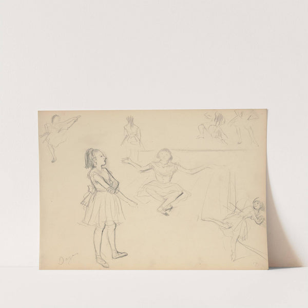 Ballet Dancers Rehearsing (1877) by Edgar Degas