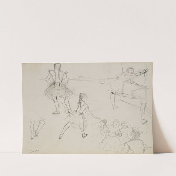 Ballet Dancers Rehearsing (1877) by Edgar Degas
