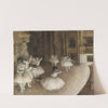 Ballet Rehearsal On Stage by Edgar Degas