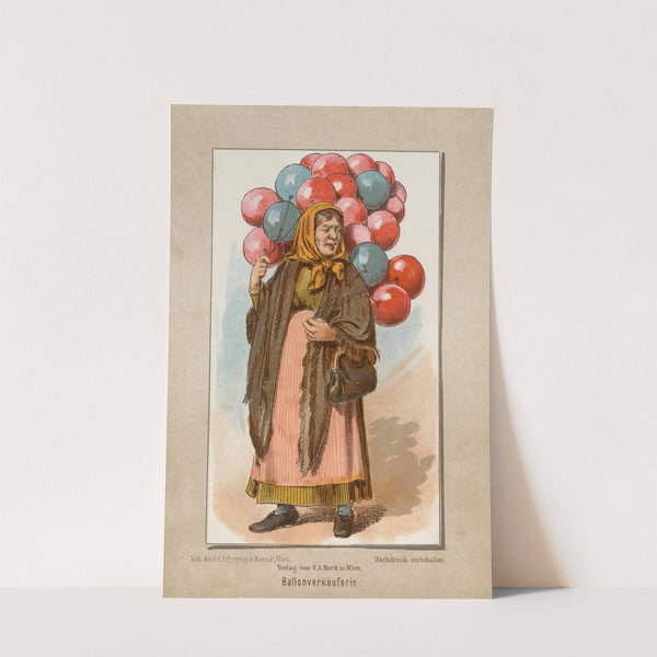 Ballonverkäuferin (1880) by Ladislaus Eugen Petrovits