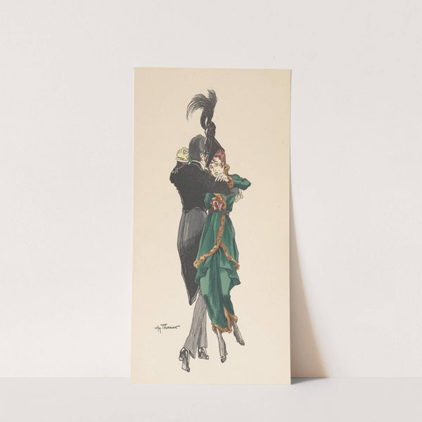 Ballroom dancers (1914) by Henry Fournier