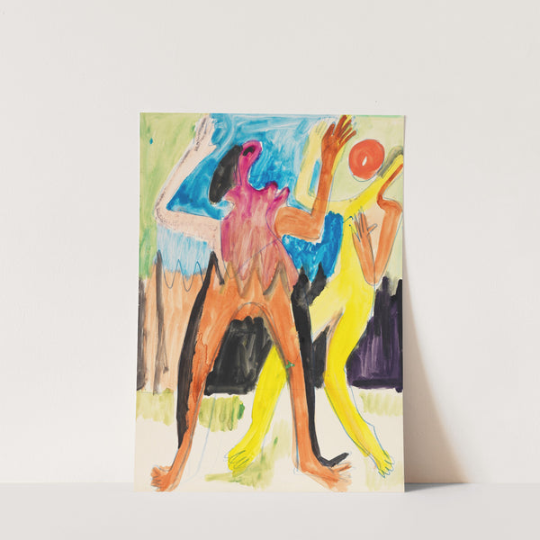 Ballspielendes Paar (1933) by Ernst Ludwig Kirchner