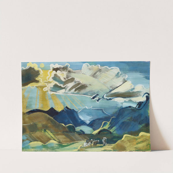 Balmalp With Schächental And Urirotstock by August Babberger