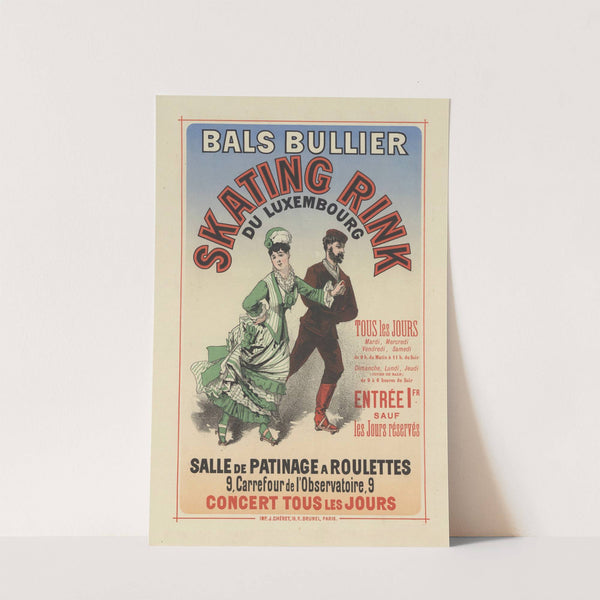 Bals Bullier. Skating Rink du Luxembourg (1876) by Imp. J. Chéret