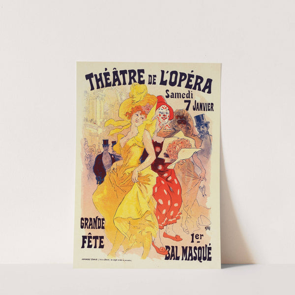 Bals De L’opéra En 1899 (1899) by Jules Chéret